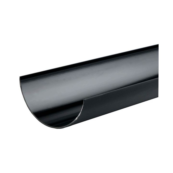 Wavin Osma RoundLine gutter 112mm black 2m 0T072B