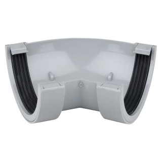Wavin Osma RoundLine gutter angle 45° 112mm grey