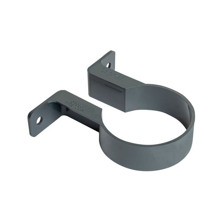 Wavin Osma RoundLine pipe bracket 68mm anthracite grey 0T034AG
