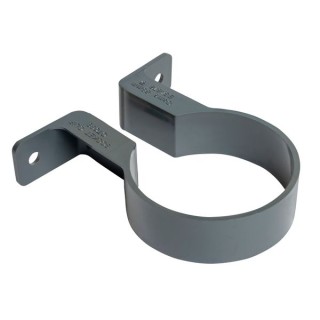 Wavin Osma RoundLine socket bracket 68mm anthracite grey 0T038AG