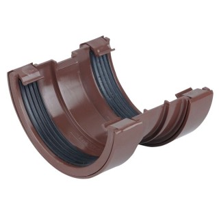 Osma RoundLine 0T009 Gutter Union 112mm Brown