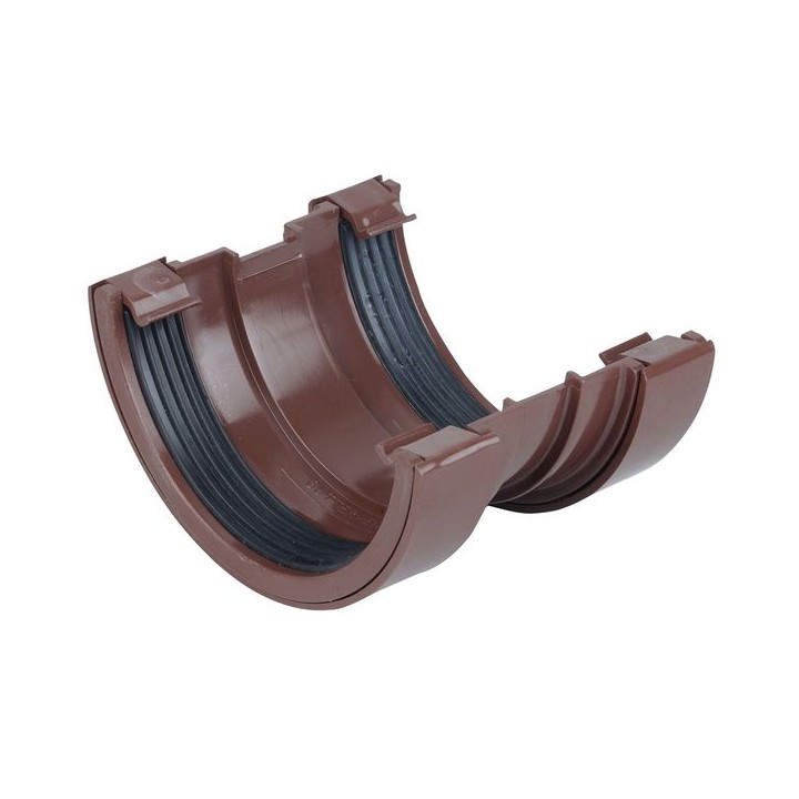 Osma RoundLine 0T009 Gutter Union 112mm Brown