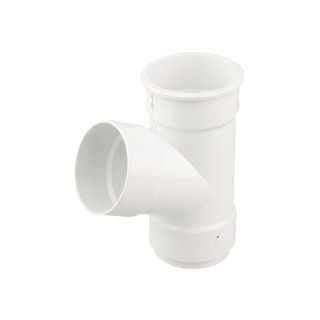 Wavin Osma RoundLine pipe branch 67.5° 68mm white