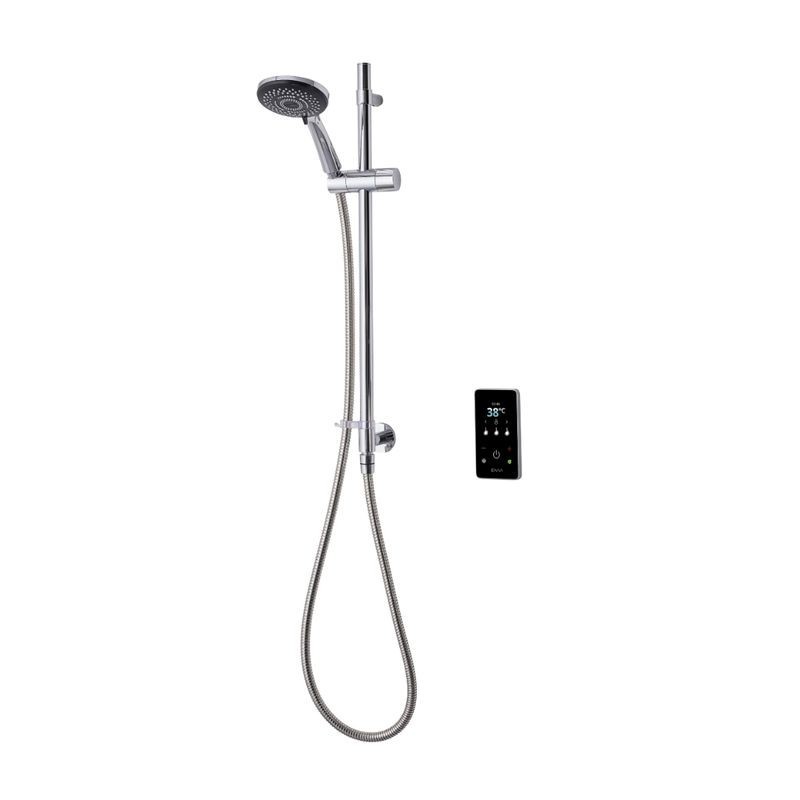 Triton ENVi® 9.0kW Thermo Electric Shower Single Outlet Wall Fed Kit - Silver