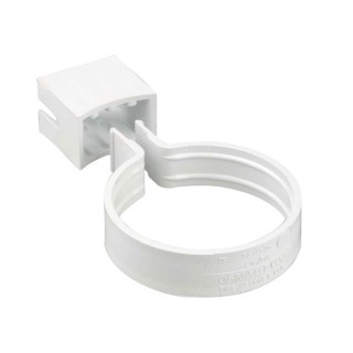 Osma RoundLine 0T033  Pipe Or Socket Bracket 68mm White