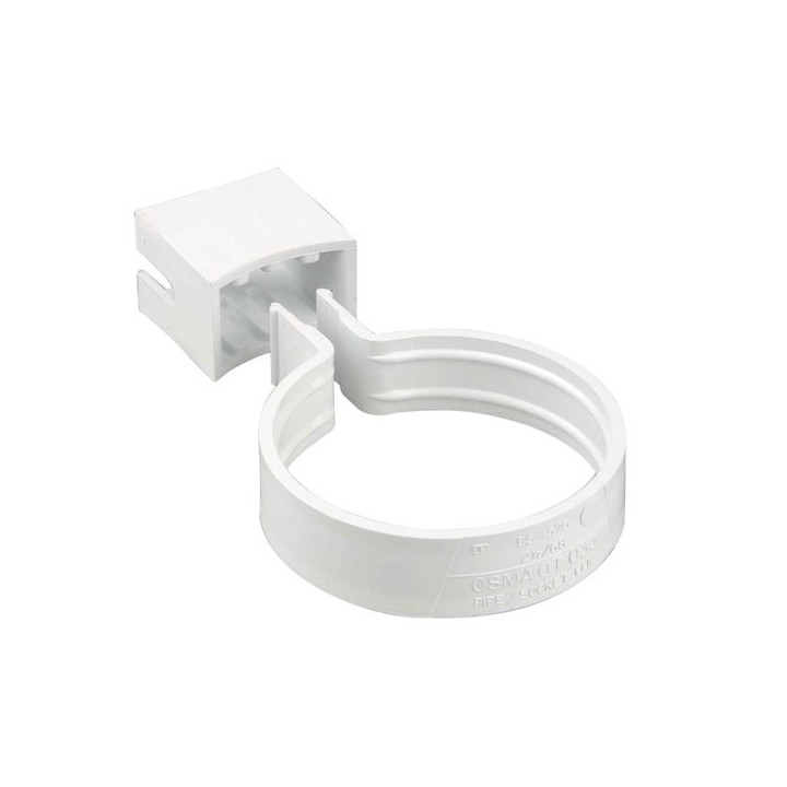 Osma RoundLine 0T033  Pipe Or Socket Bracket 68mm White
