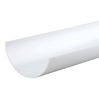 Wavin Osma RoundLine gutter 112mm white 2m 0T072W