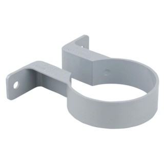 Wavin Osma RoundLine socket bracket 68mm grey