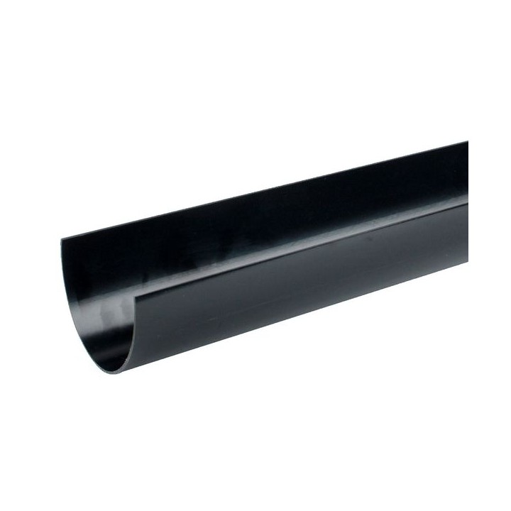 Wavin Osma DeepLine gutter 113mm black 4m 9T974B
