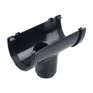 Wavin Osma DeepLine running outlet 113mm black 9T906B