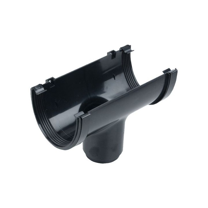 Wavin Osma DeepLine running outlet 113mm black 9T906B