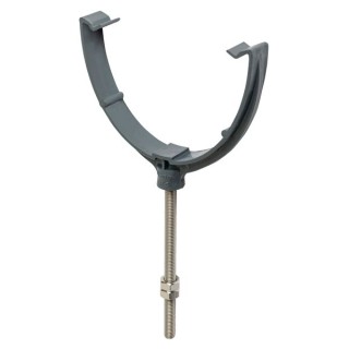 Wavin Osma DeepLine bow and pin rise and fall bracket 113mm anthracite grey 9T994AG