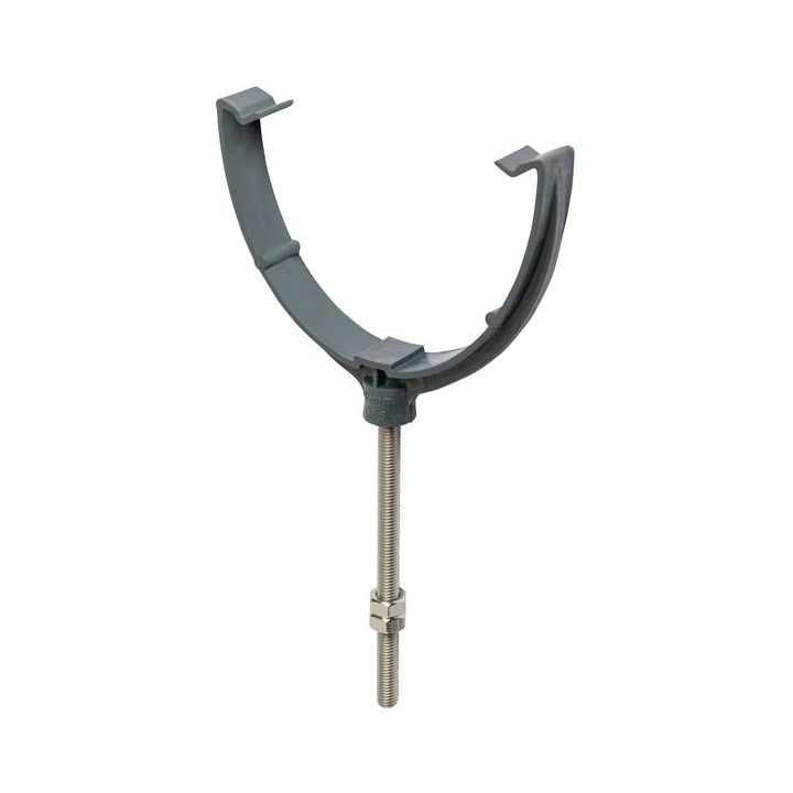 Wavin Osma DeepLine bow and pin rise and fall bracket 113mm anthracite grey 9T994AG