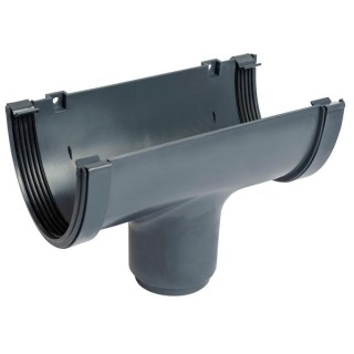 Wavin Osma DeepLine running outlet 113mm anthracite grey 9T906AG