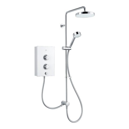 Mira Decor 10.8Kw White Dual Outlet Shower 1.1894.009