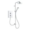 Mira Decor 10.8Kw White Dual Outlet Shower 1.1894.009