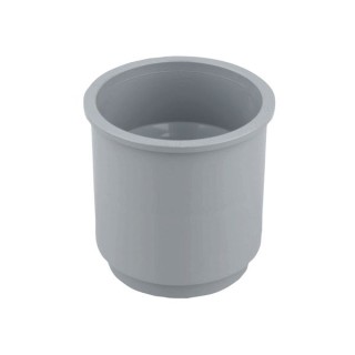 Wavin Osma RoundLine pipe connector 68mm grey 0T024G