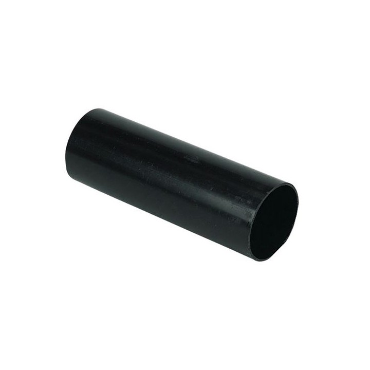 Floplast RP4B Round Downpipe Black 68mm x 4m