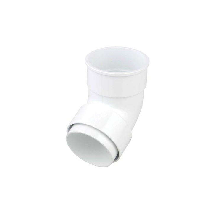 Wavin Osma RoundLine offset bend socket 68mm white 0T025W