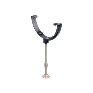 Wavin Osma RoundLine bow and pin rise and fall bracket 112mm black 0T914B