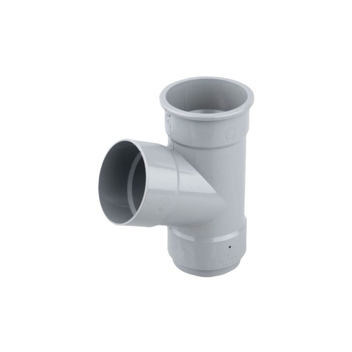 Wavin Osma RoundLine pipe branch 67.5° 68mm grey