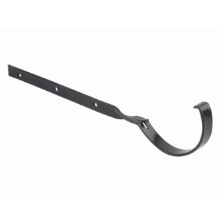 Wavin Osma RoundLine PVC-coated steel side rafter bracket 112mm black 300mm 0T746B