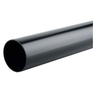 Wavin Osma RoundLine pipe 68mm black 2m 0T082B