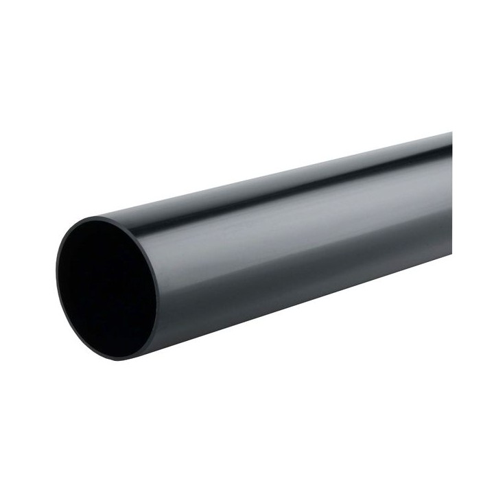 Wavin Osma RoundLine pipe 68mm black 2m 0T082B