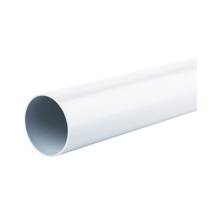Wavin Osma RoundLine pipe 68mm white 4m 0T084W