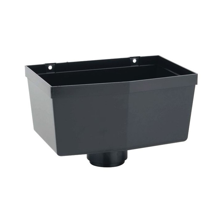 Wavin Osma RoundLine hopper head 68mm black 0T332B