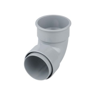 Wavin Osma RoundLine pipe bend 87.5° 68mm grey 0T161G
