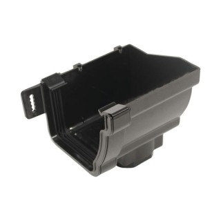 Osma StormLine 8T808 Stopend Outlet Right-Hand 111mm Black