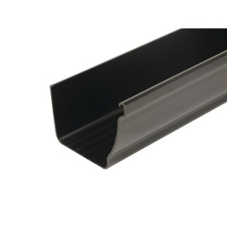 Wavin Osma StormLine gutter 111mm black 4m 8T874B