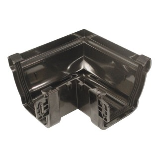 Wavin Osma StormLine gutter angle external 90° 111mm black