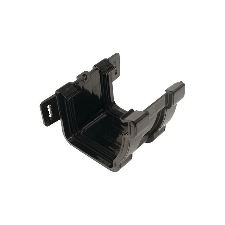 Wavin Osma StormLine gutter jointing bracket 111mm black 8T809B