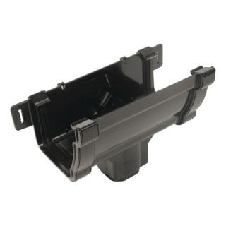 Wavin Osma StormLine Line running outlet 111mm black 8T806B