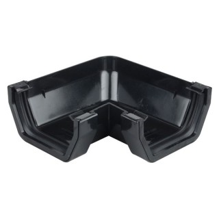 Wavin Osma SquareLine gutter angle 90° 100mm black 4T803B