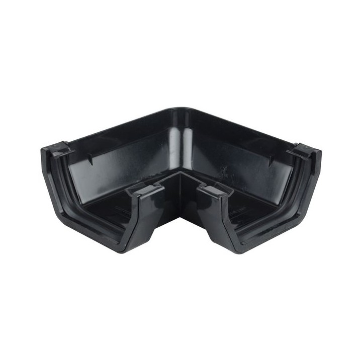 Wavin Osma SquareLine gutter angle 90° 100mm black 4T803B