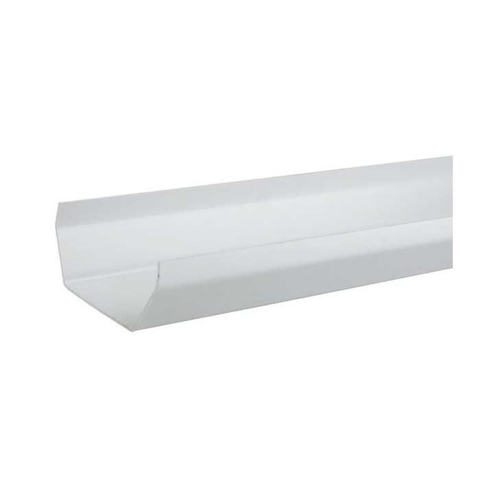 Wavin Osma SquareLine gutter 100mm white 4m 4T874W