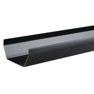 Wavin Osma SquareLine gutter 100mm black 4m 4T874B