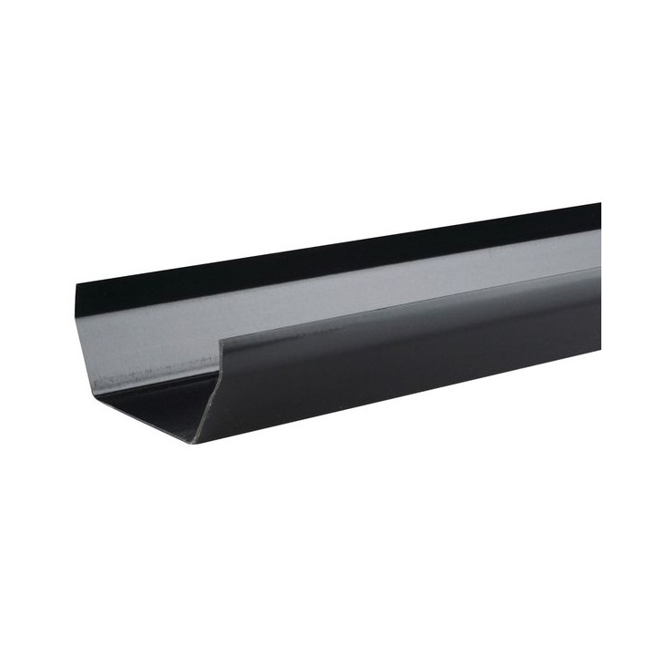 Wavin Osma SquareLine gutter 100mm black 4m 4T874B