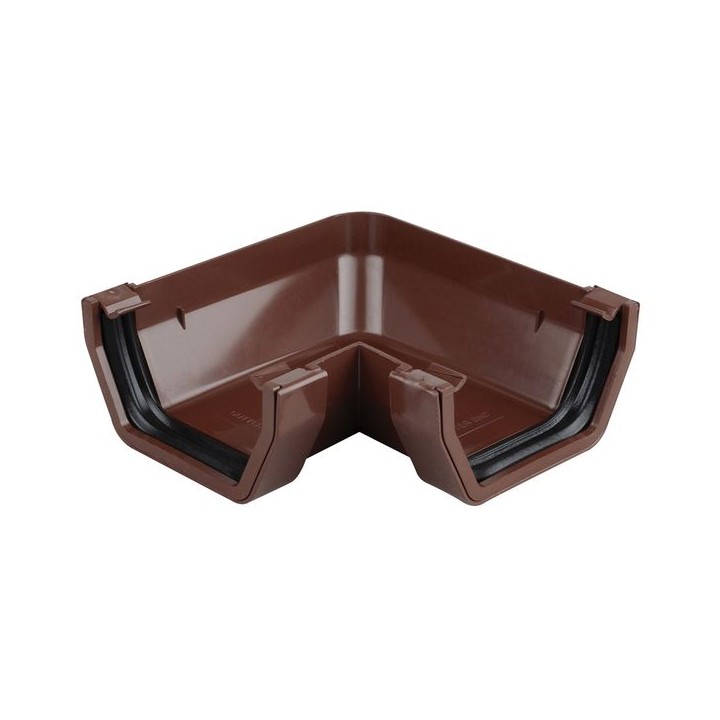 Osma SquareLine 4T803 Gutter Angle 90° 100mm Brown