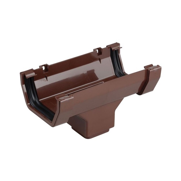 Osma SquareLine 4T806 Running Outlet 100mm Brown