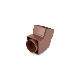Osma SquareLine 4T825 Offset Bend Socket 61mm Brown