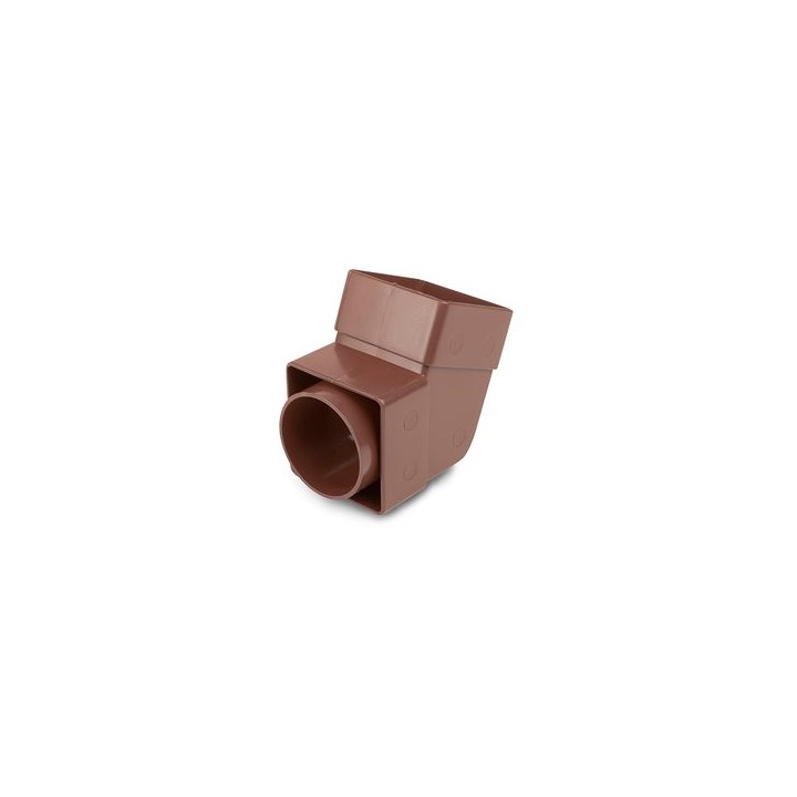 Osma SquareLine 4T825 Offset Bend Socket 61mm Brown