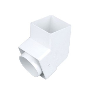 Wavin Osma SquareLine offset bend spigot 61mm white 4T826W