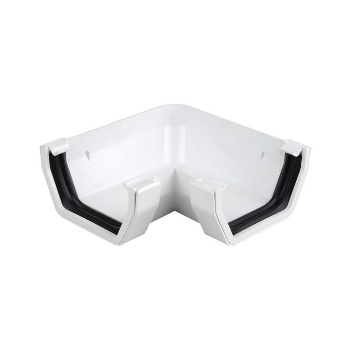 Wavin Osma SquareLine gutter angle 90° 100mm white 4T803W