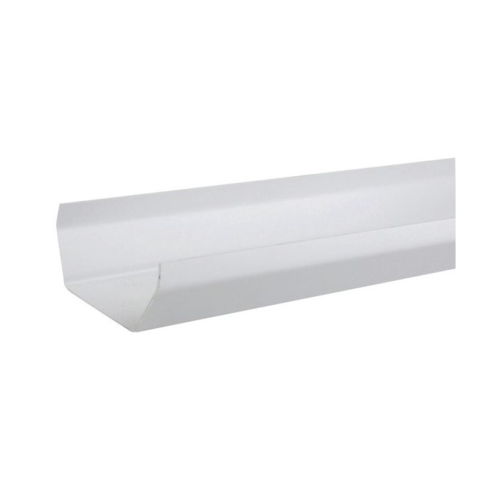 Wavin Osma SquareLine gutter 100mm white 2m 4T872W