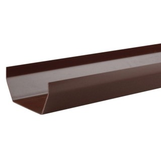 Osma SquareLine 4T872 Gutter 100mm Brown 2M
