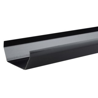 Wavin Osma SquareLine gutter 100mm black 2m 4T872B